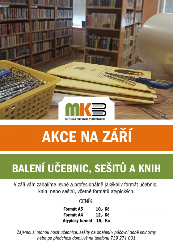 Balení učebnic