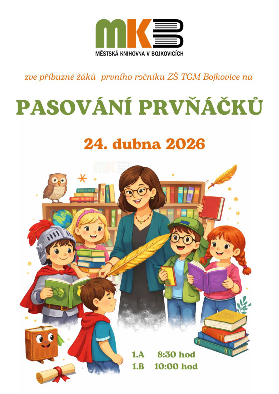 Pasování dětí z Bojkovic